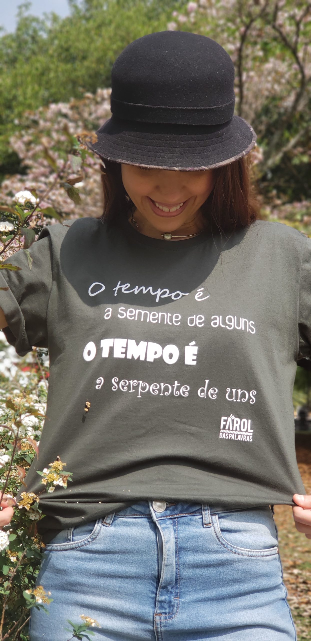 Leia mais sobre o artigo Camiseta Frases (Verde Jardim)